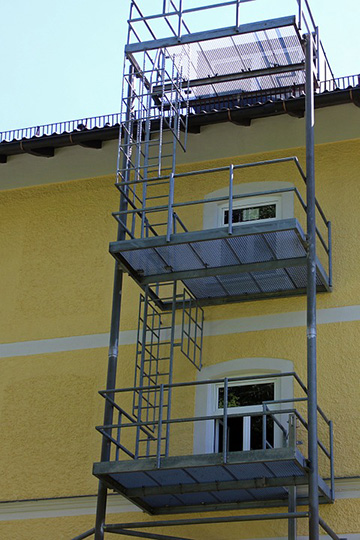 emergency ladder security head of rescue fire escape
