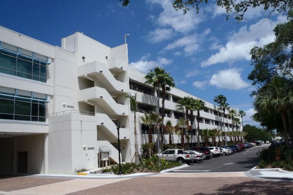 Martin memorial center parking garage restoration
