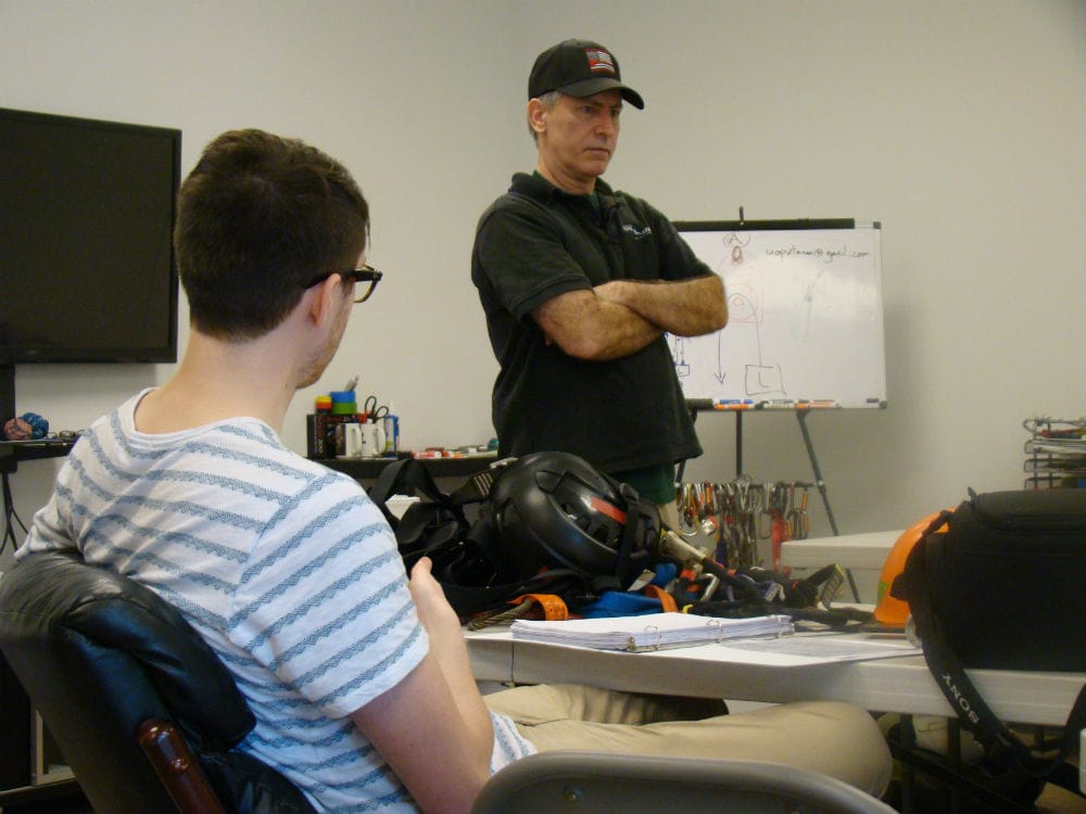 sam and instructor