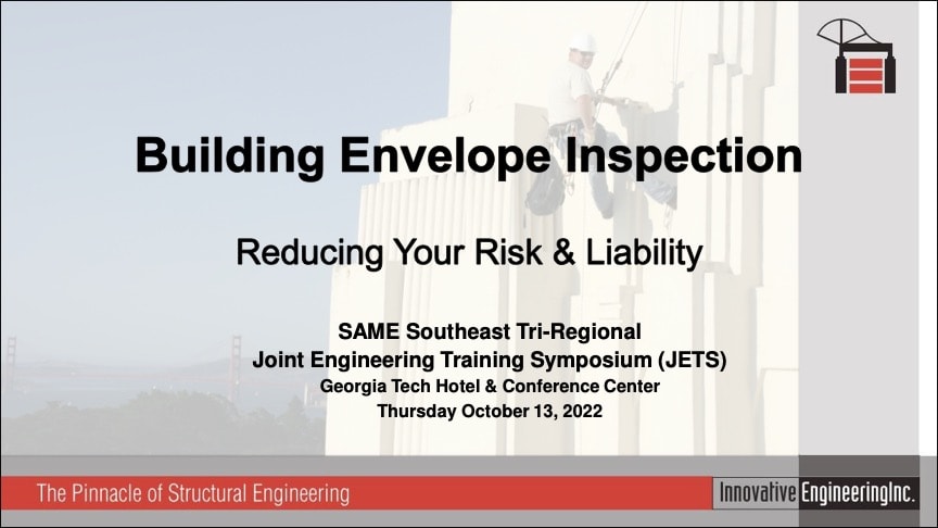 Building Envelope Inspection - Reducing Your Risk & Liability
