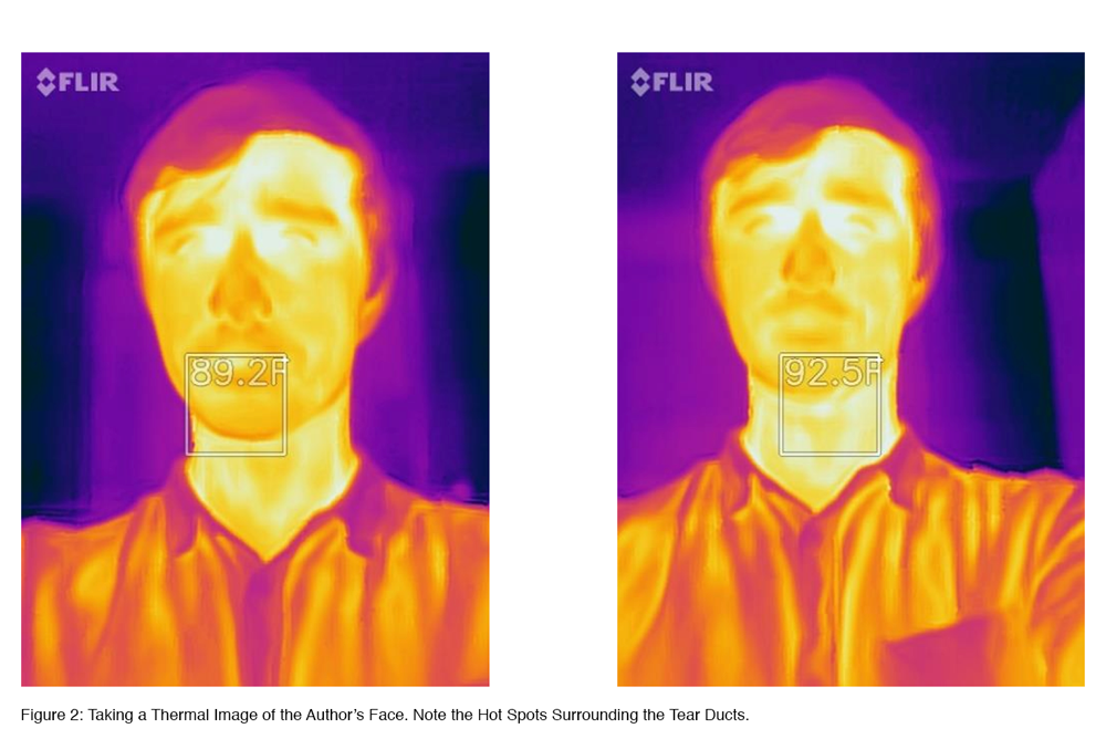 Thermal Image of Author's Face